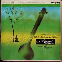 Roshan Ara Begum - A Tribute To Ustad Abdul Karim Khan (Vinyl)