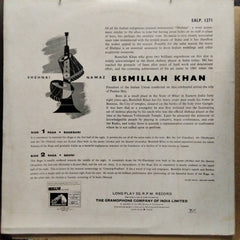 Shehnai-Nawaz Bismillah Khan - Raga Bageshri / Raga Sohoni (Vinyl)