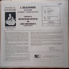 S. Balachander - Dedicated To Dikshitar (Vinyl)