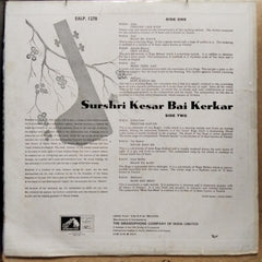 Surshri Kesar Bai Kerkar - Raga Lalat / Raga Malkauns (Vinyl)