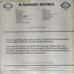 The Happy Time Nursery Ensemble  - 25 Nursery Rhymes (Vinyl)
