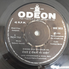 Kalyanji-Anandji - Zanjeer (45-RPM)
