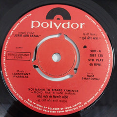 Laxmikant-Pyarelal - Jurm Aur Sazaa (45-RPM)