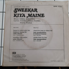 Usha Khanna - Sweekar Kiya Maine (45-RPM)