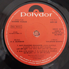 R.D.Burman - Kasme Vaade (45-RPM)
