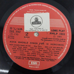 Asha Bhosle - Asha Bhosle Sings For 16 Heroines (Vinyl)