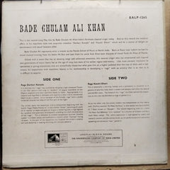 Bade Ghulam Ali Khan - Raga - Darbari Kanada / Raga - Kaushi-Dhani (Vinyl)