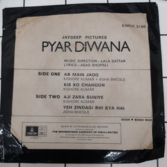 Lala Sattar, Asad Bhopali - Pyar Diwana (45-RPM)