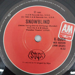 Styx - Mr. Roboto (45-RPM)