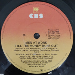 Men At Work - Overkill / Till The Money Runs Out (45-RPM)