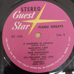 André Previn, Earl Hines, Hazel Scott, Matt Dennis, Barkley Allen, Eddie Heywood - Piano Greats (Vinyl)