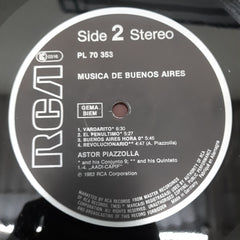 Astor Piazzolla Y Su Quinteto, Astor Piazzolla Y Su Conjunto 9 - Musica De Buenos Aires (Vinyl)