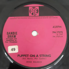 Sandie Shaw - Puppet On A String (45 rpm)