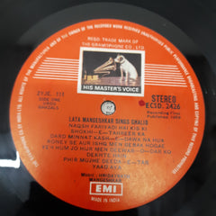 Lata Mangeshkar - Lata Mangeshkar Sings Ghalib (Vinyl)
