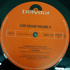 Cream (2) - Live Cream Volume II (Vinyl)