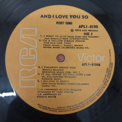 Perry Como - And I Love You So (Vinyl)