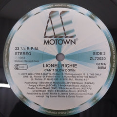 Lionel Richie - Can't Slow Down (Vinyl)