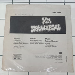 Rajesh Roshan, Anand Bakshi - Mr. Natwarlal (45-RPM)