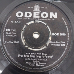 S. D. Burman - Abhimaan (45-RPM)