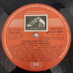 Lata Mangeshkar, Hemant Kumar - Memorable Duets From Films (Vinyl)