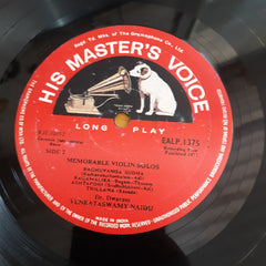 Dwaram Venkataswamy Naidu - Memorable Violin Solos (Vinyl)