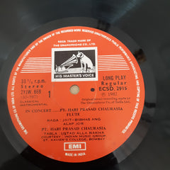 Hariprasad Chaurasia, Alla Rakha - In Concert.... (Vinyl)