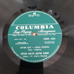 Abdul Halim Jaffer Khan - Raga Marwa - Raga Pahadi (Vinyl)