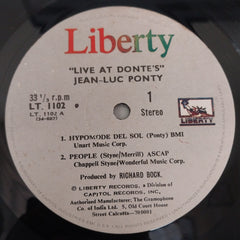 Jean-Luc Ponty - Live At Donte's (Vinyl)