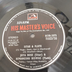 Jaya Bose And Himangshu Biswas - Sitar & Flute (Vinyl)