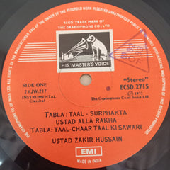 Alla Rakha And Zakir Hussain - Percussion From India (Tabla In Solo And Duet) (Vinyl)