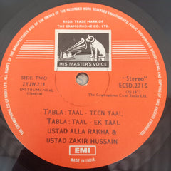 Alla Rakha And Zakir Hussain - Percussion From India (Tabla In Solo And Duet) (Vinyl)