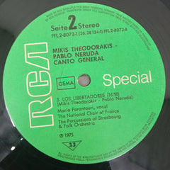 Mikis Theodorakis - Pablo Neruda - Canto General (Vinyl) (2)