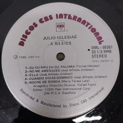 Julio Iglesias - A Mexico (Vinyl)
