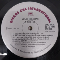 Julio Iglesias - A Mexico (Vinyl)