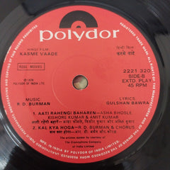 R. D. Burman - Kasme Vaade (45-RPM)