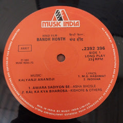 Kalyanji-Anandji - Bandh Honth (Vinyl)
