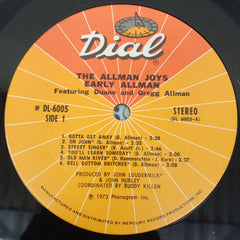 Allman Joys, The - Early Allman Featuring Duane And Gregg Allman (Vinyl)