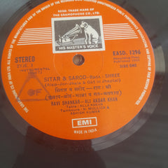 Ravi Shankar & Ali Akbar Khan - Sitar & Sarod (Vinyl)