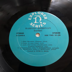 Ramnad Krishnan - Kaccheri (A Concert Of South Indian Classical Music) (Vinyl)