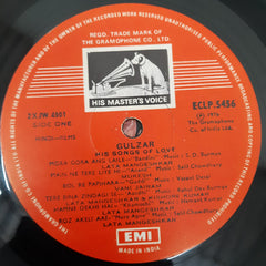 Gulzar - His Songs Of Love (From Hindi Films) (Vinyl)