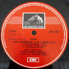 Wolfgang Amadeus Mozart, André Previn, London Symphony Orchestra, Sir Adrian Boult - Piano Concertos (Vinyl)
