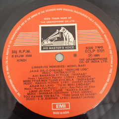 Mohammed Rafi - Lingering Memories (Vinyl)