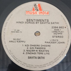 Savita Sathi - Sentiments (Vinyl)