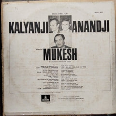 Kalyanji Anandji* Present Mukesh - A Selection Of Hindi Film Songs (Vinyl)