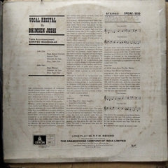 Bhimsen Joshi - Raga Komal Rishabh Asavari Todi / Raga Marwa (Vinyl)