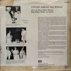 Ustad Amjad Ali Khan - Live At Teen Murti House (Vinyl)