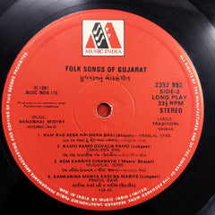 Nanjibhai Mistry - Folk Songs Of Gujarat (Vinyl)
