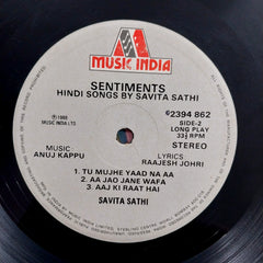 Anuj Kappu - Sentiments Hindi Song By Savita Sathi (Vinyl)