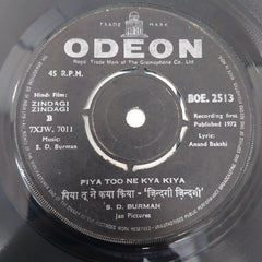 S. D. Burman - Zindagi Zindagi (45-RPM)