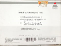 Robert Schumann, Boris Berezovsky - Davidsbündlertänze, Piano Sonata Op. 22, Toccata Op. 7 (CD)